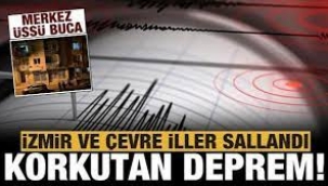 İzmir'de 4.9'luk deprem! Manisa, Balıkesir, Denizli, Aydın'da da hissedildi