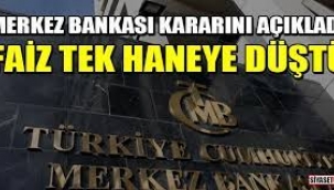 Merkez Bankası faizi tek haneye indirdi