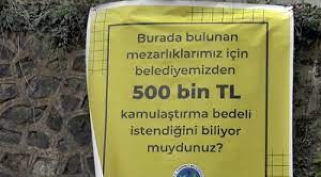 'Ölülerimizden kira bedeli istiyorlar'