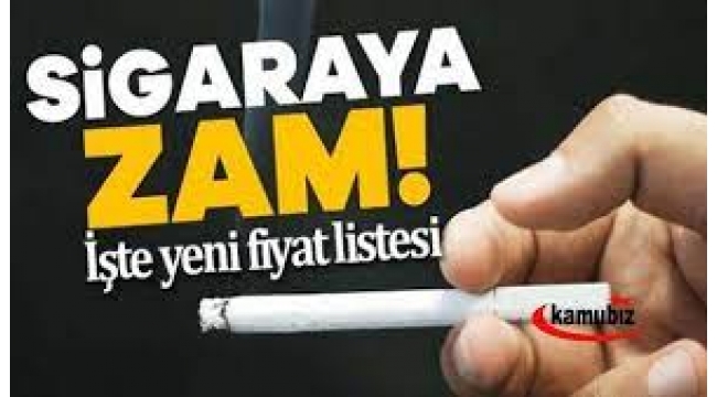 Sigara Fiyatı Yeniden Zamlandı!