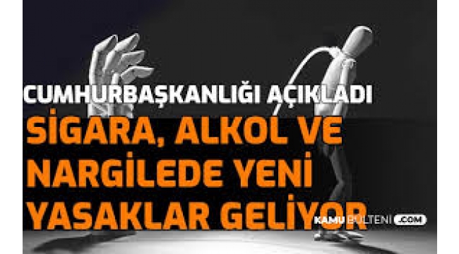 Sigara ve alkol satışına yeni düzenleme: Yasaklar geliyor