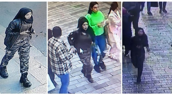 Taksim İstiklal Caddesi'ne bombayı bırakan o kadın böyle uzaklaşmış