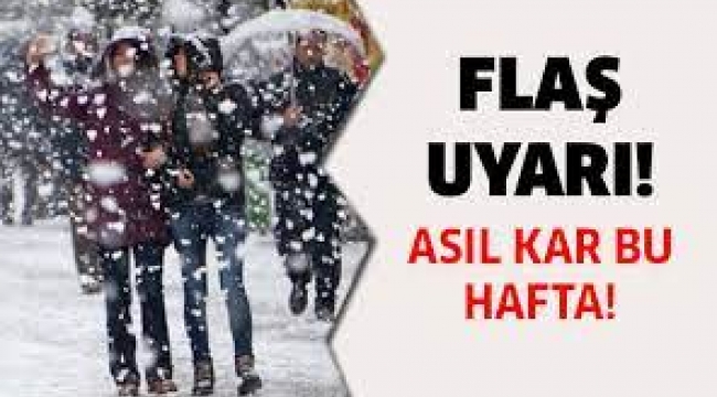 Dikkat! Kar Yağışı Çok Sert Geliyor!