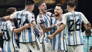 Dünya Kupası'nda ilk finalist Arjantin