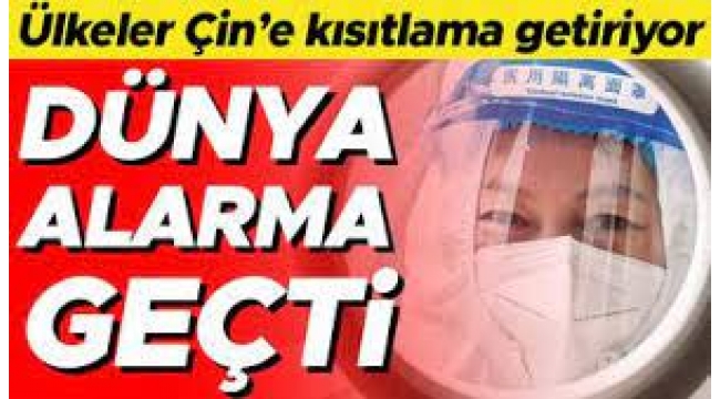 Dünyada Çin alarmı