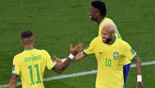 'Sambacılar' çeyrek finale yükseldi, Neymar tarihe geçti