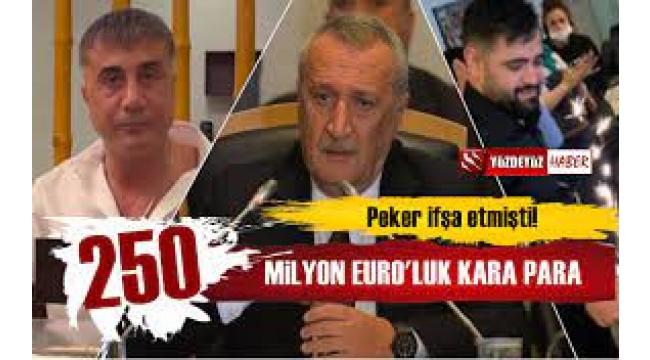 250 Milyon Euroluk kara para iddiası