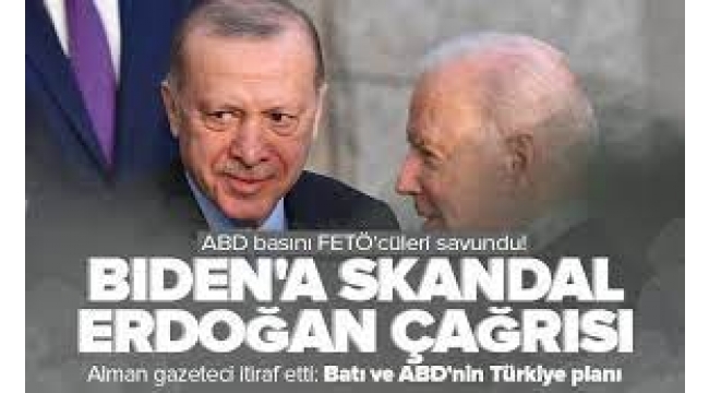 ABD basınından Biden'a skandal Erdoğan çağrısı...