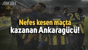 Ankaragücü Beşiktaş'ı eledi