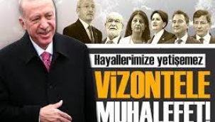 Cumhurbaşkanı Erdoğan'dan 6'lı masaya: Vizontele muhalefet