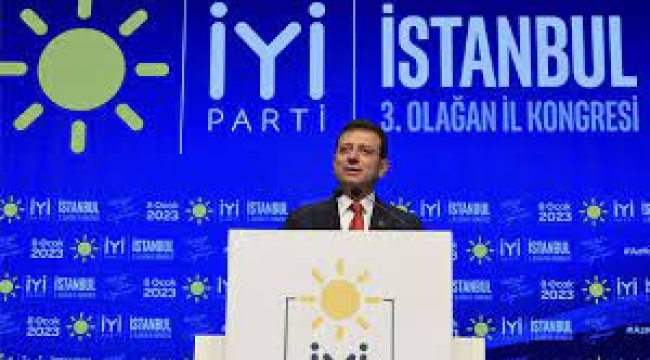Ekrem İmamoğlu, İYİ Parti kongresinde konuştu