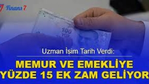 Memur ve emekliye ek zam geliyor! 