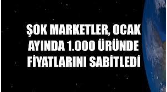 O Market, 1000 ürünün Fiyatını Sabitledi!