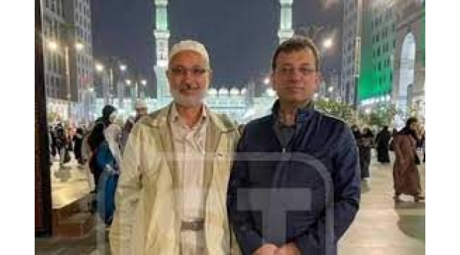 Umre'ye giden İmamoğlu'ndan ilk fotoğraf