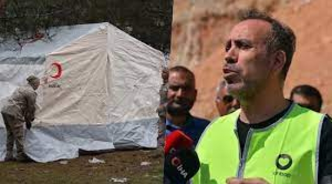 Ahbap, Kızılay'dan çadır satın alındığını doğruladı