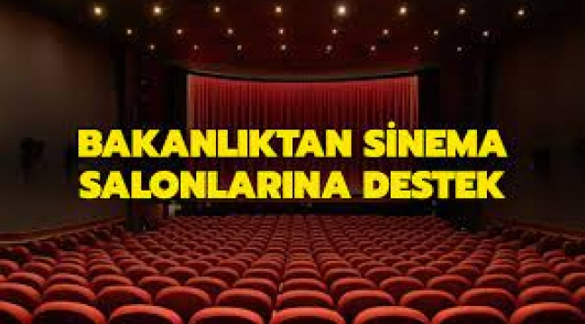 Bakanlıktan 105 sinema salonuna 14,2 milyon TL destek
