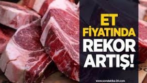 Et fiyatlarında rekor artış