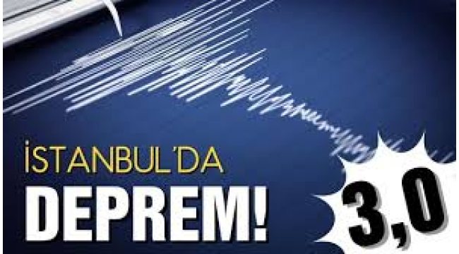 İstanbul'da 3 Büyüklüğünde Deprem! Merkez Üssü Kağıthane