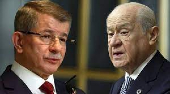 Ahmet Davutoğlu, Bahçeli'ye Sert Çıktı!