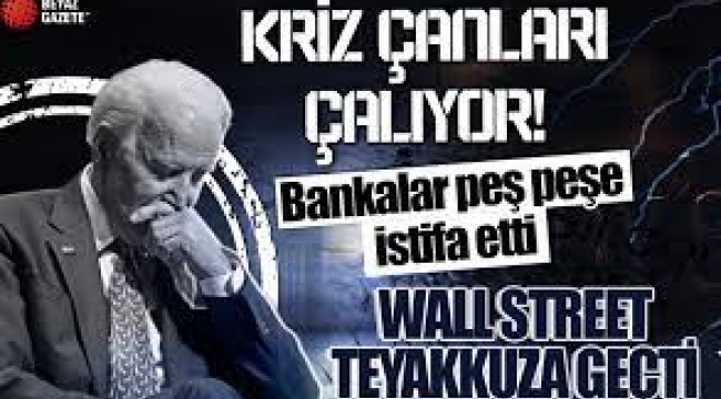 Banka batışları ve kriz