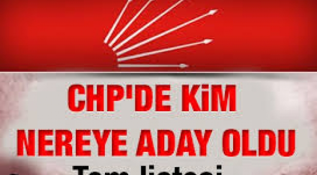 CHP'de milletvekili aday adaylığı yoğunluğu