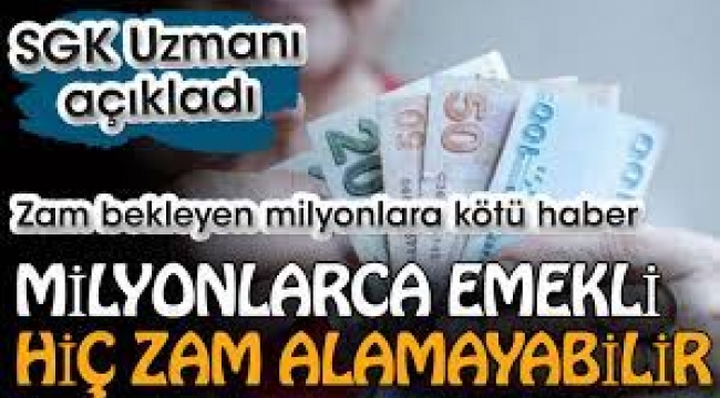 Emekli adalet istiyor Herkese zam yapılsın