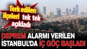 İstanbul'da riskli ilçeler tek tek sıralandı...