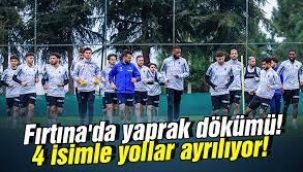 Trabzonspor'da yaprak dökümü; ayrılacak isimler belli oldu