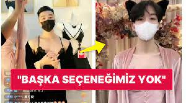 Çin'de kadınlara yasak gelince sütyen mankenliği erkeklere kaldı