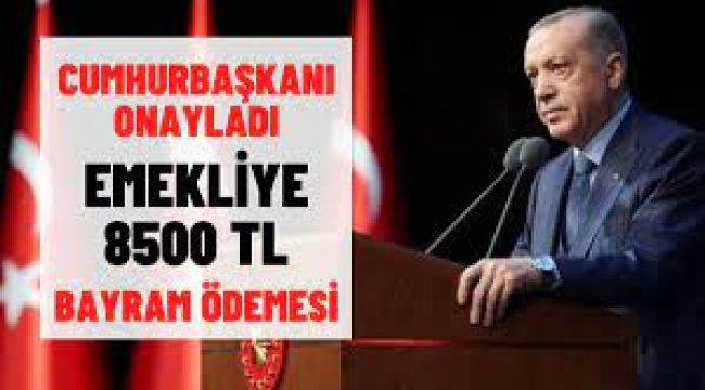 Tüm emeklilere bayramdan önce 8500 TL destek ödemesi
