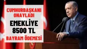 Tüm emeklilere bayramdan önce 8500 TL destek ödemesi