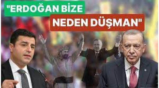 Demirtaş, açıkladı: Erdoğan bize neden düşman?