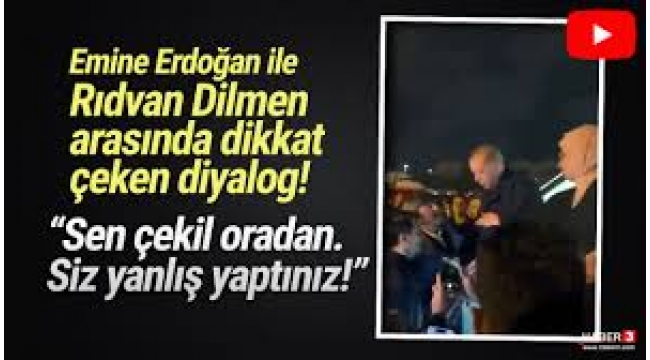 Emine Erdoğan ve Rıdvan Dilmen arasında ilginç diyalog