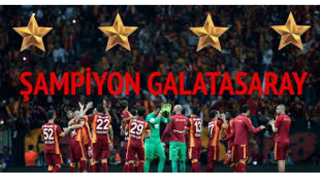  Galatasaray Şampiyon