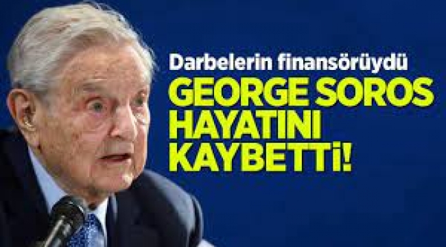 George Soros hayatını kaybetti