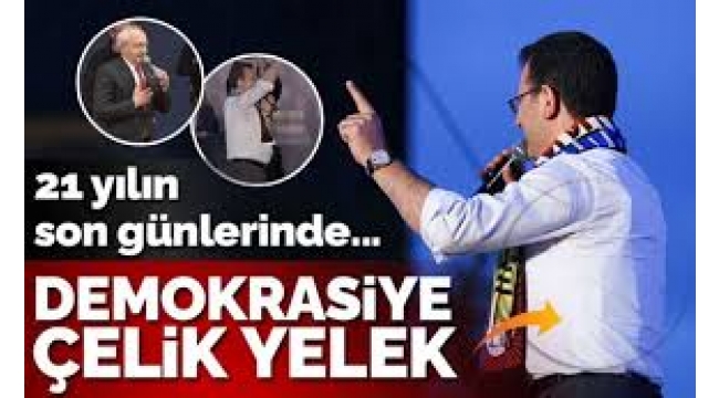 Kılıçdaroğlu ve İmamoğlu, mitingde çelik yelek giydi