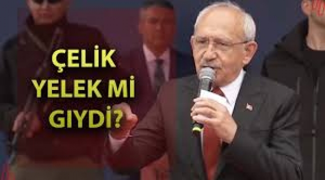 Kılıçdaroğlu ve İmamoğlu, mitingde çelik yelek giydi