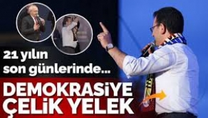 Kılıçdaroğlu ve İmamoğlu, mitingde çelik yelek giydi