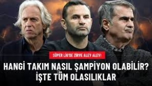 Süper Lig'de zirve karıştı! Hangi takım nasıl şampiyon olabilir?