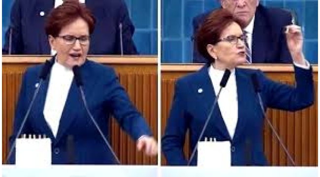 Akşener kürsüden kükredi