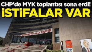 CHP'de seçim sonrası ilk MYK sona erdi: Tüm üyeler istifa etti