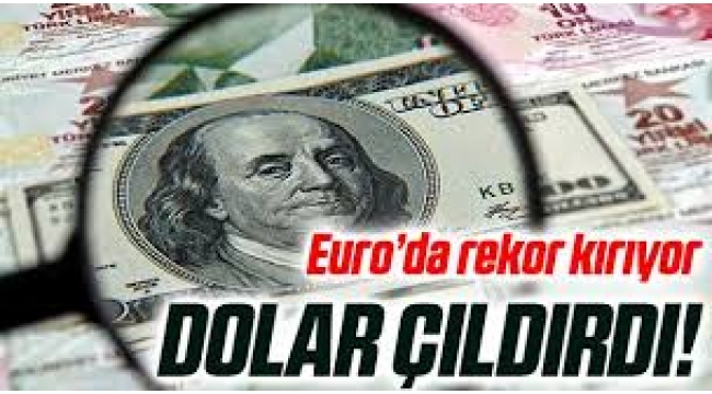 Dolar 25 TL'yi Euro 27 TL'yi Sterlin 32 TL'yi aştı