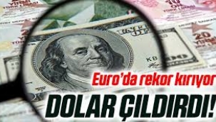 Dolar 25 TL'yi Euro 27 TL'yi Sterlin 32 TL'yi aştı