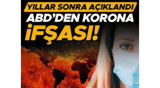 Dünya koronavirüs ifşasını konuşuyor!