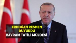 Erdoğan Kurban Bayramı tatil süresini duyurdu
