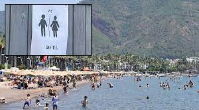 Görenler inanamadı! Çeşme'de tuvalet ücreti 50 lira oldu