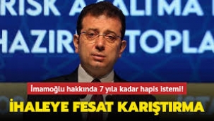 İmamoğlu'na İhaleye Fesat Karıştırma Davası!