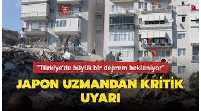 Japon deprem uzmanından beklenen İstanbul depremiyle ilgili kritik sözler
