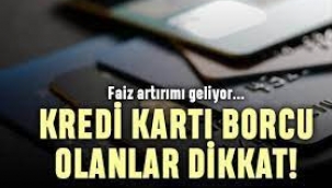 Kredi kartı ve nakit avans borcu olanlar dikkat!