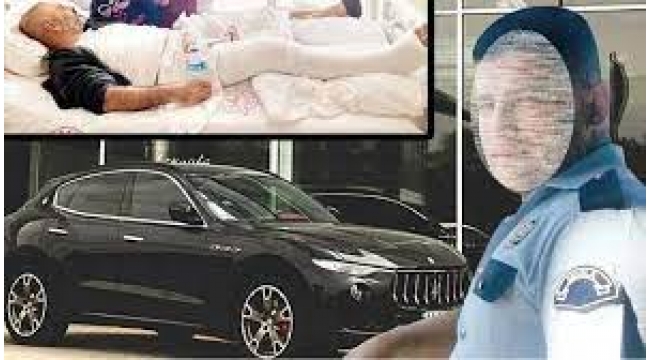 Maseratiye binen polis vakası: 30 Milyonluk villada yaşıyormuş